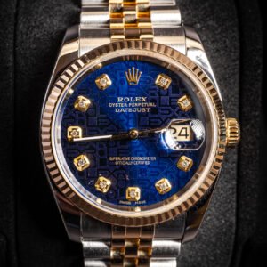 Gold Deep Blue Rolex