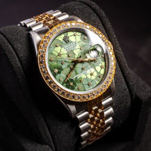Premium Green Geometric Rolex