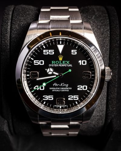 Silver High Green Rolex (1)